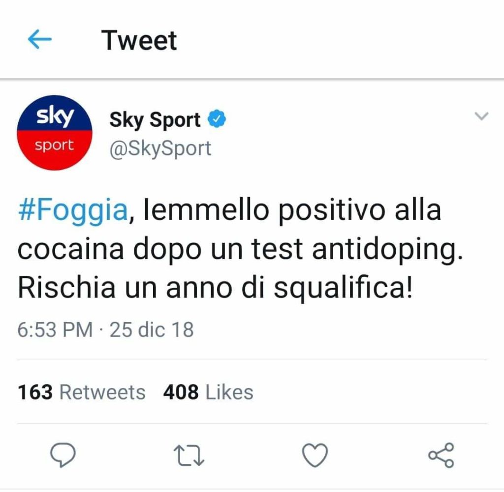 La bufala su Pietro Iemmello
