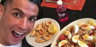 La dieta di Cristiano Ronaldo