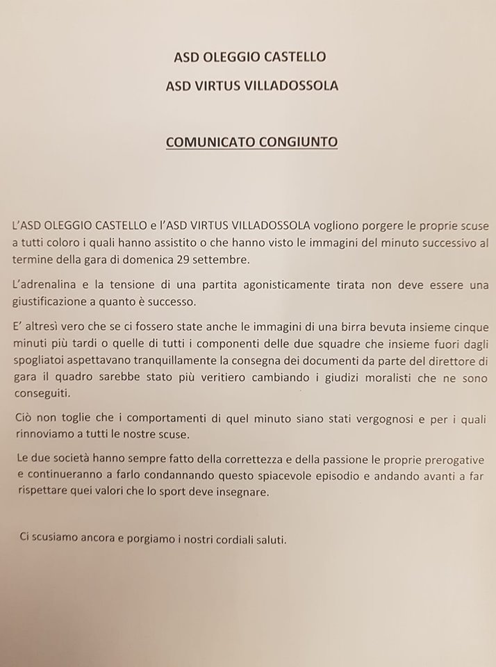 Comunicato