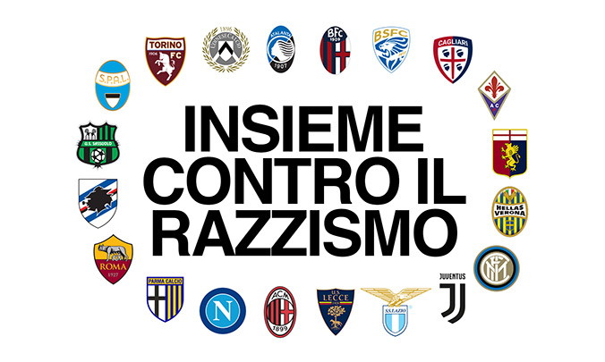Serie A unita contro il razzismo: “Basta discriminazioni”