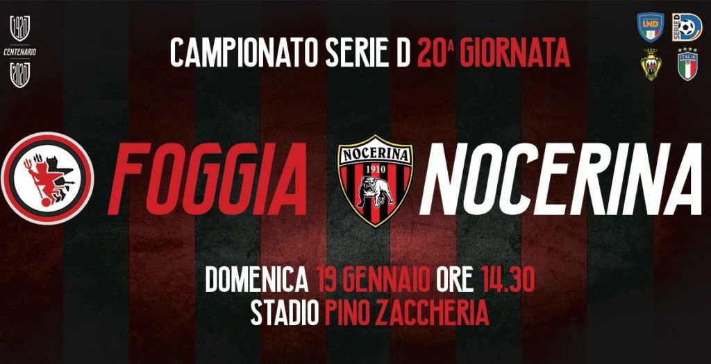 Serie D, la preview di Calcio Foggia-Nocerina