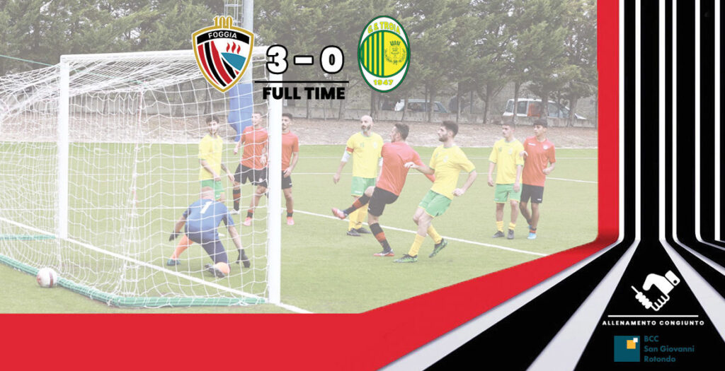 Calcio Foggia-Troia allenamento congiunto