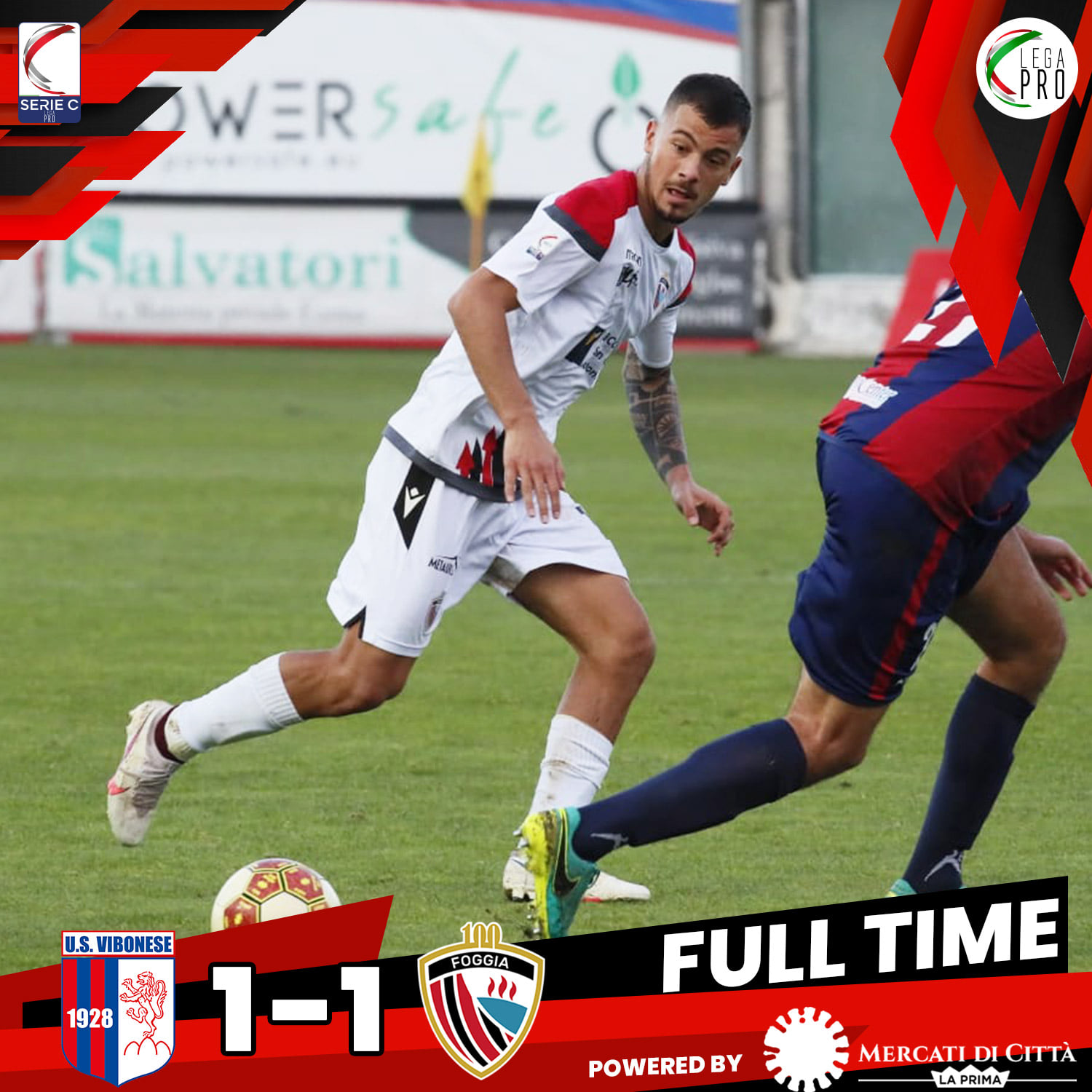 Vibonese-Foggia 1-1
