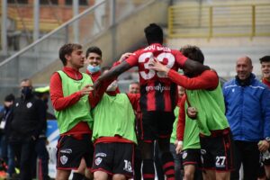 La rete di Balde contro la Cavese