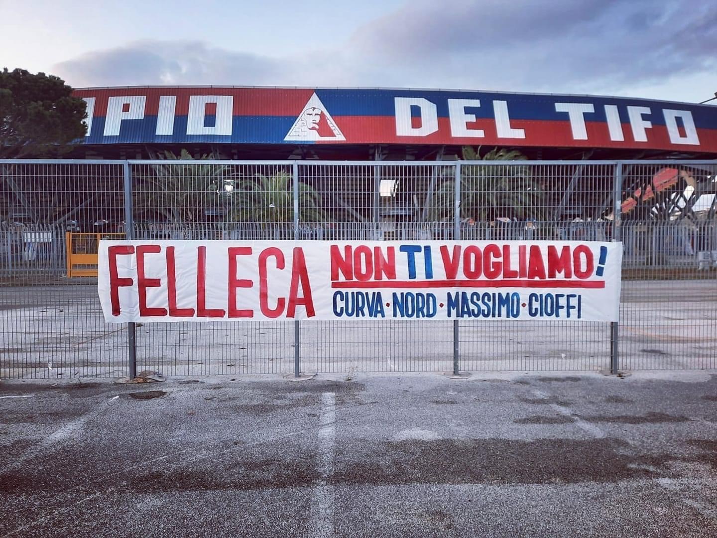 Striscione tifosi Samb Felleca