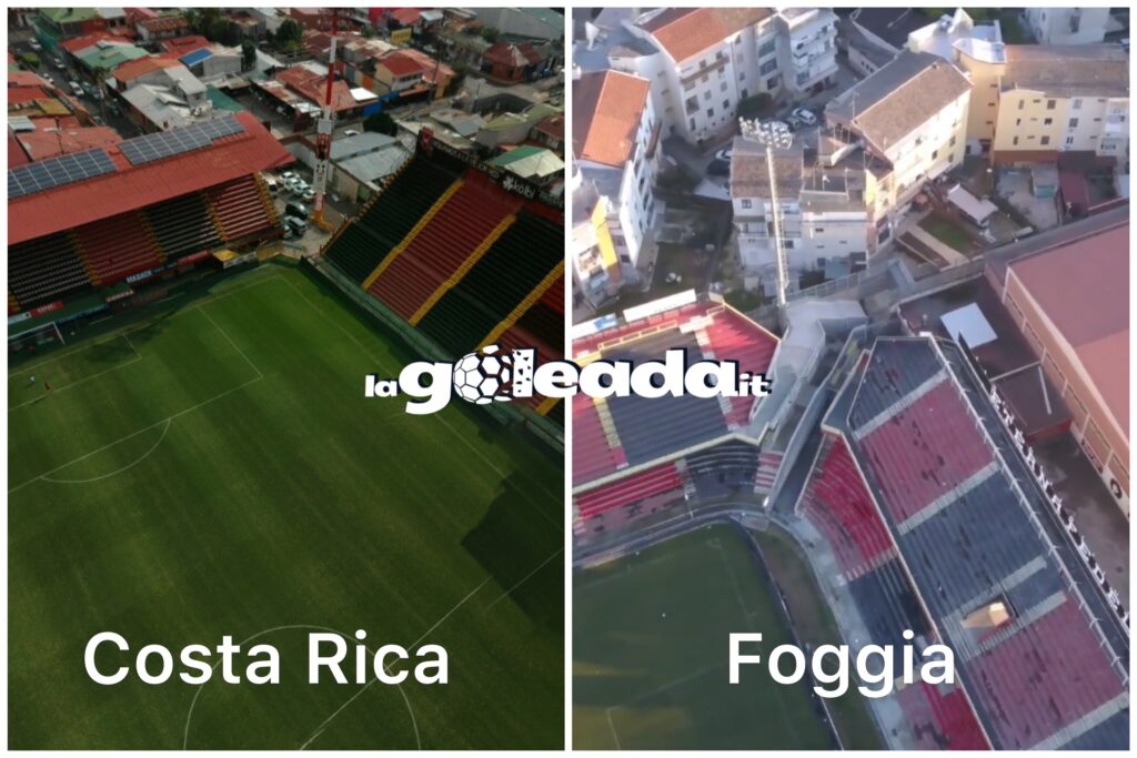 In Costa Rica c’è uno stadio simile allo Zaccheria