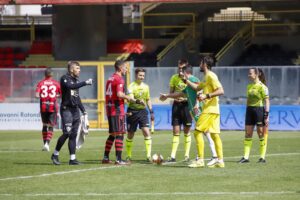 Uno scatto di Foggia-Monopoli 1-0