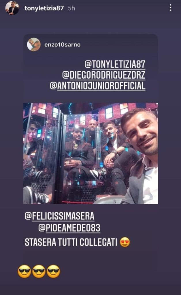 Repost Letizia Instagram Story Sarno