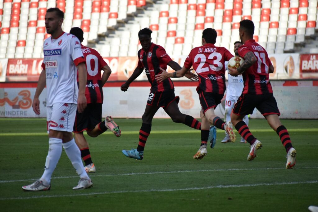 Uno scatto di Bari-Foggia 3-1