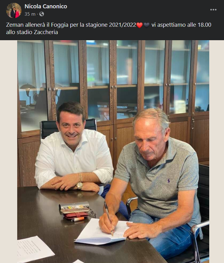 Il post di Nicola Canonico
