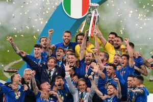 Italia Campione d'Europa, la premiazione