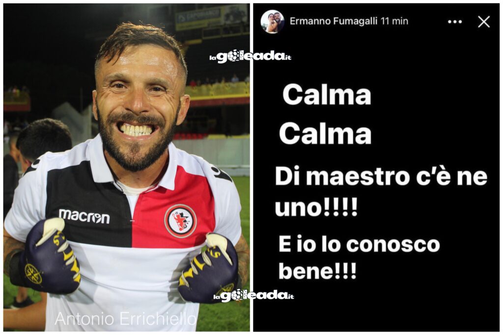 Fumagalli su Instagram: “Calma, calma, di maestro c’è ne uno! E io…”