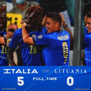 Italia-Lituania 5-0