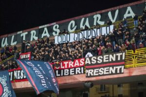 Striscione per Gianpaolo Damato