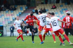 Ogunseye Trasciani Ferrini Vuthaj Foggia- Messina (conferenza Raciti)