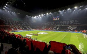 Coreografia Milan-Tottenham