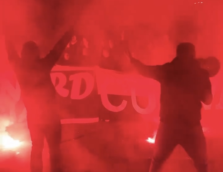 Accoglienza tifosi Foggia