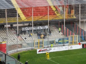 Striscione tifosi Viterbese Giax