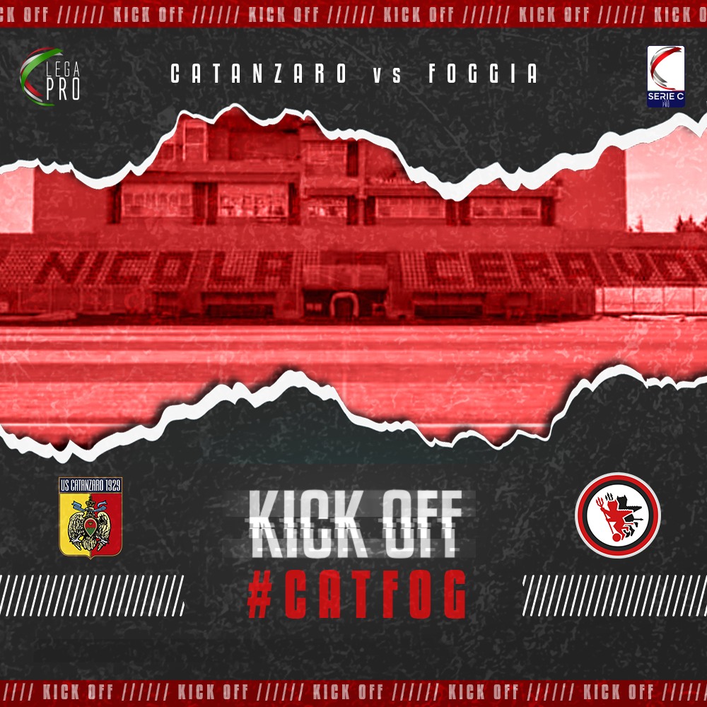 Kickoff Catanzaro-Foggia