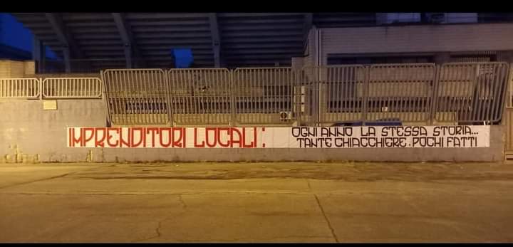 Striscione Ultras Foggia