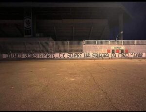 Striscione Ultras Foggia