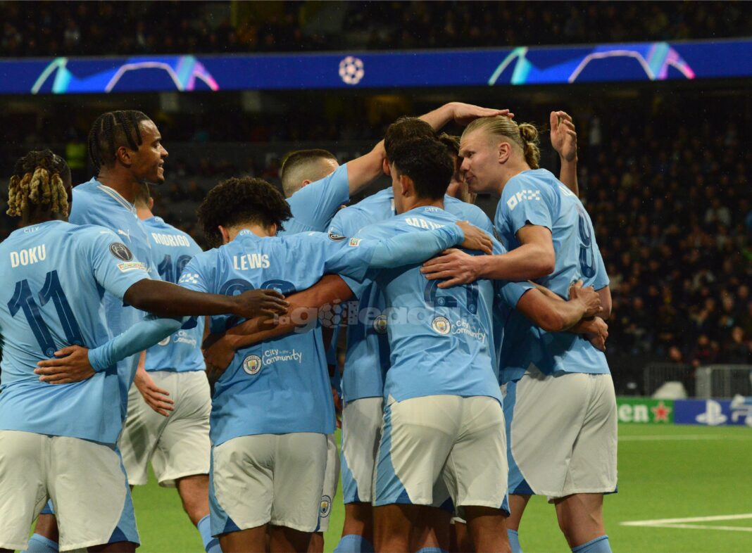 Haaland durante Young Boys-Manchester City