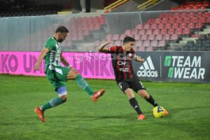Rizzo durante Foggia-Monopoli
