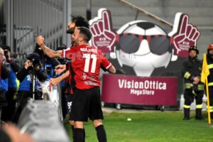 Santaniello durante Foggia-Monopoli