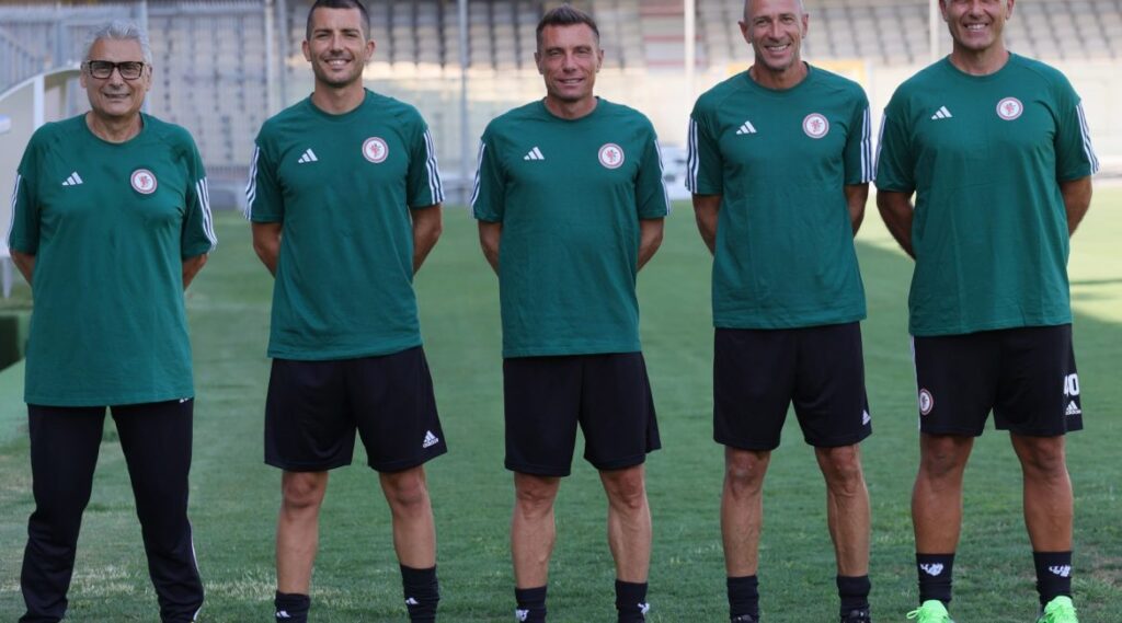 Foggia, lo staff di Brambilla