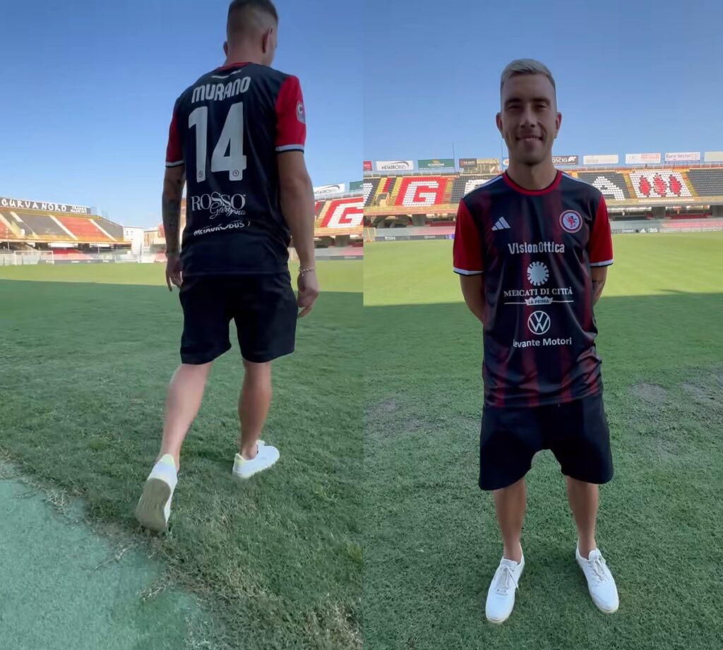 Prima maglia Foggia Murano