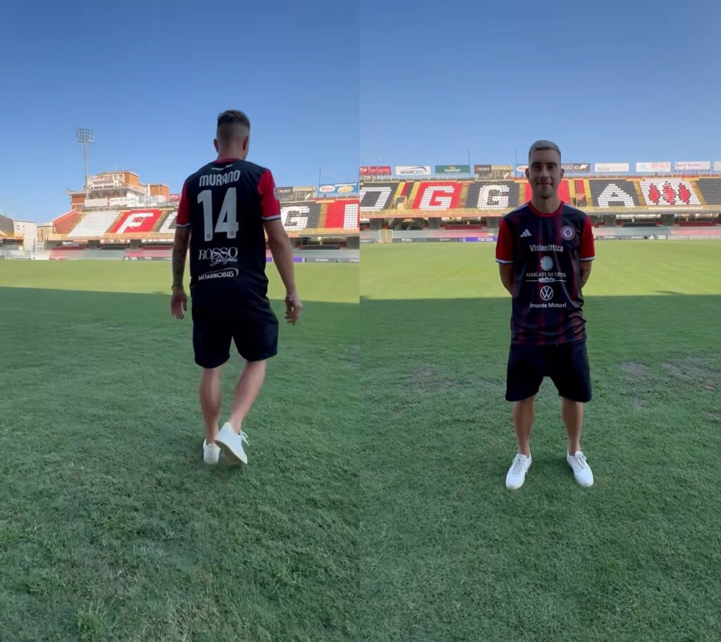 Prima maglia Foggia Murano