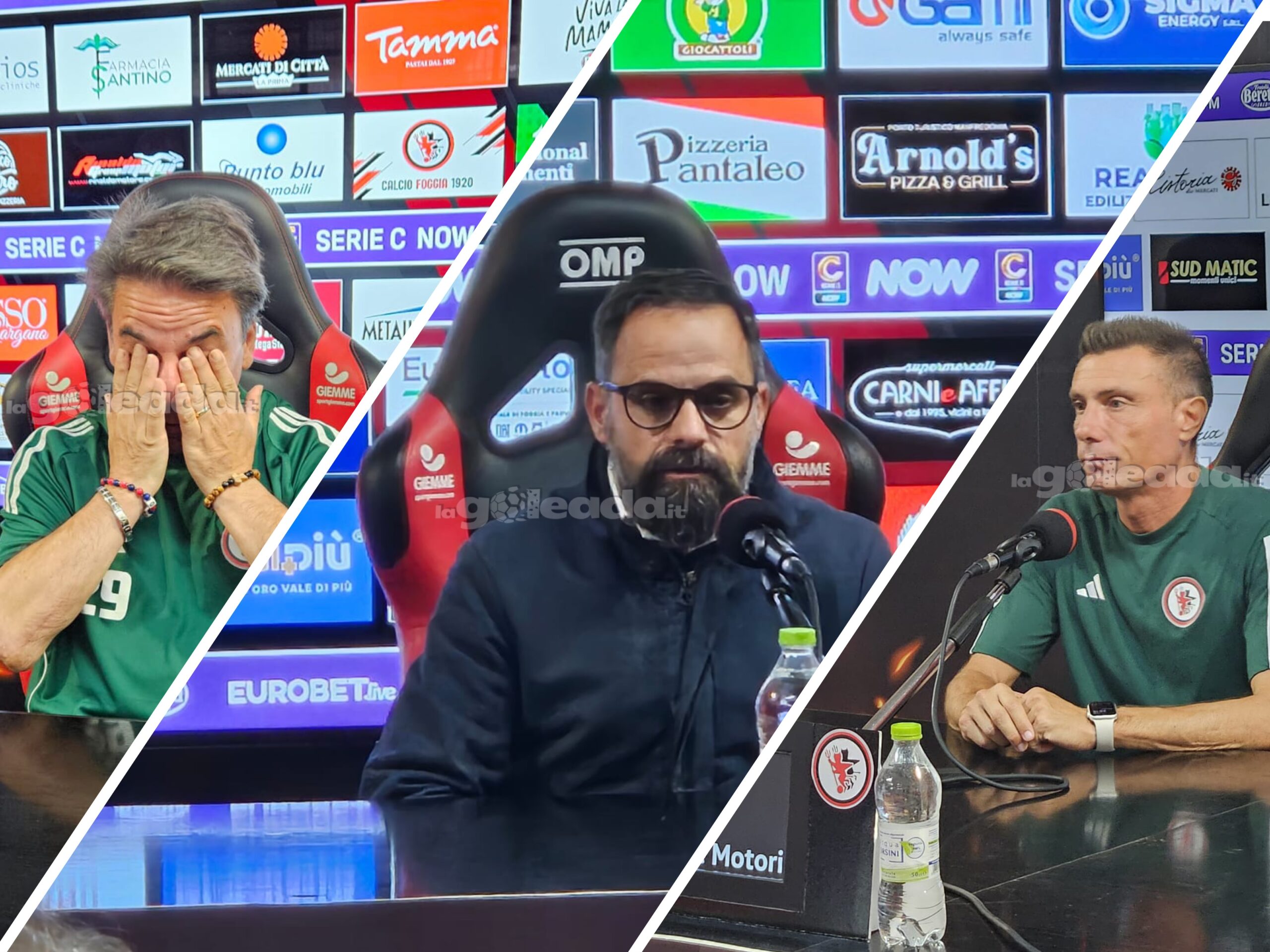 Foggia: Capuano, Roma e Brambilla